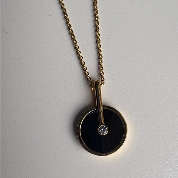 Madewell Two-Pack Stone Inlay Coin Necklace Set NWT - Picture 4 of 8